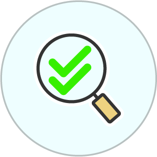 Symbol für die Überprüfung des Sprachstils